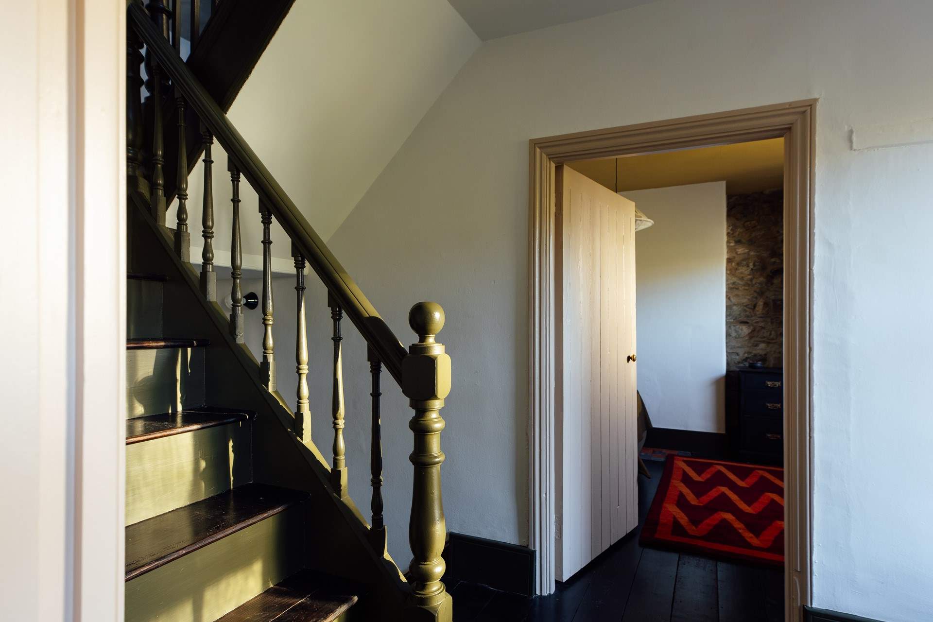 After a day in the fresh Pembrokeshire air, enjoy a good night's sleep. The three bedrooms are located on the first floor. 