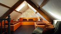 Ideal for older children or time away-from-it all, the cwtch on the second floor. 