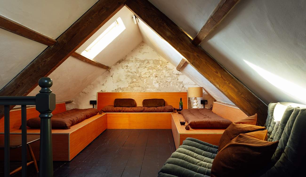 Ideal for older children or time away-from-it all, the cwtch on the second floor. 