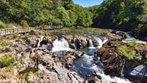 Magical Cenarth Falls and the neighbouring National Coracle Centre and cafe are worth a visit. 