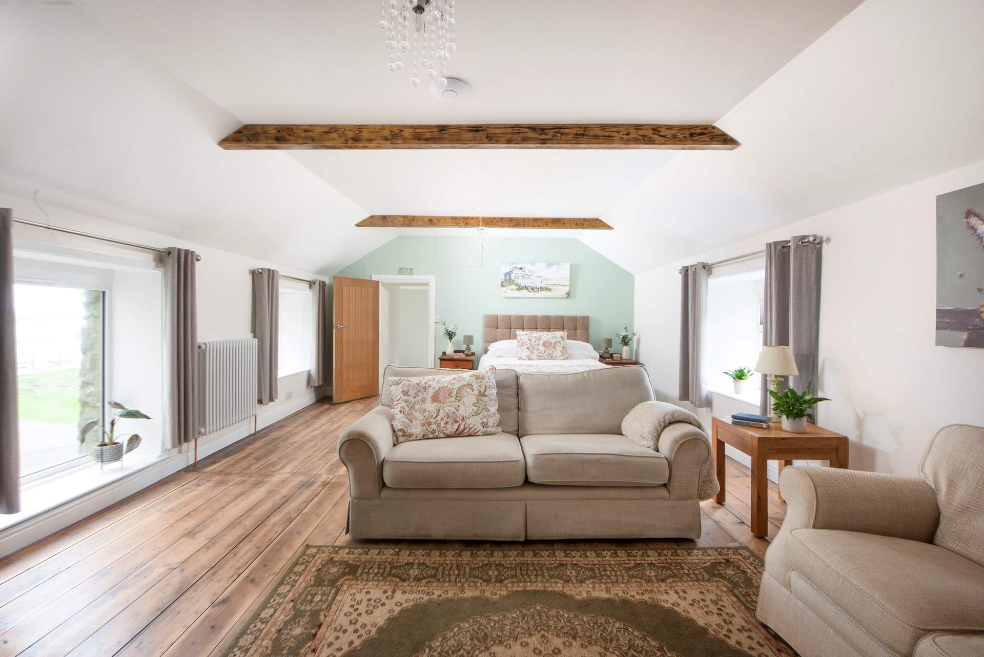 Set on the ground floor, bedroom 1 is incredibly spacious.