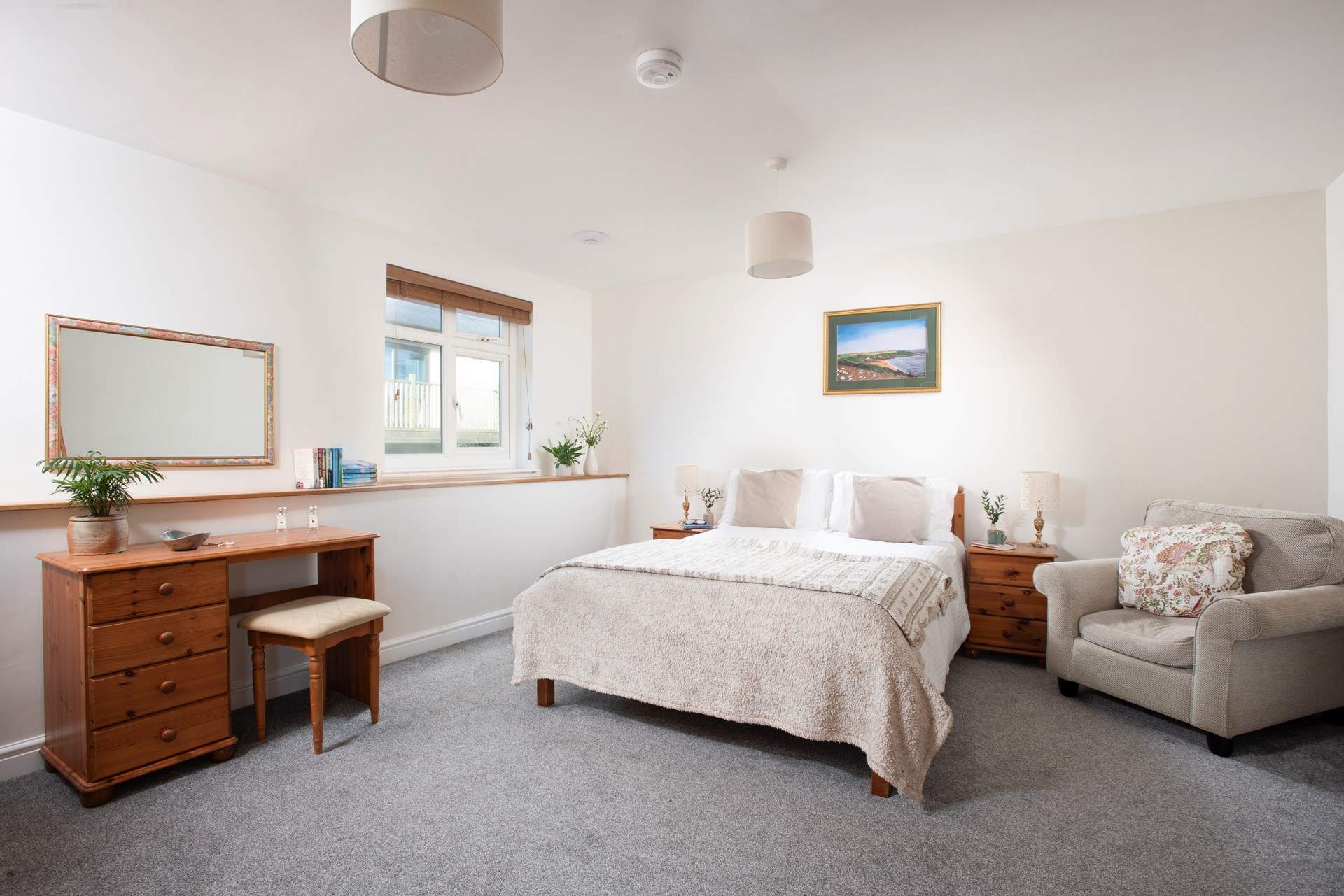 On the first floor, bedroom 3 is another spacious room.