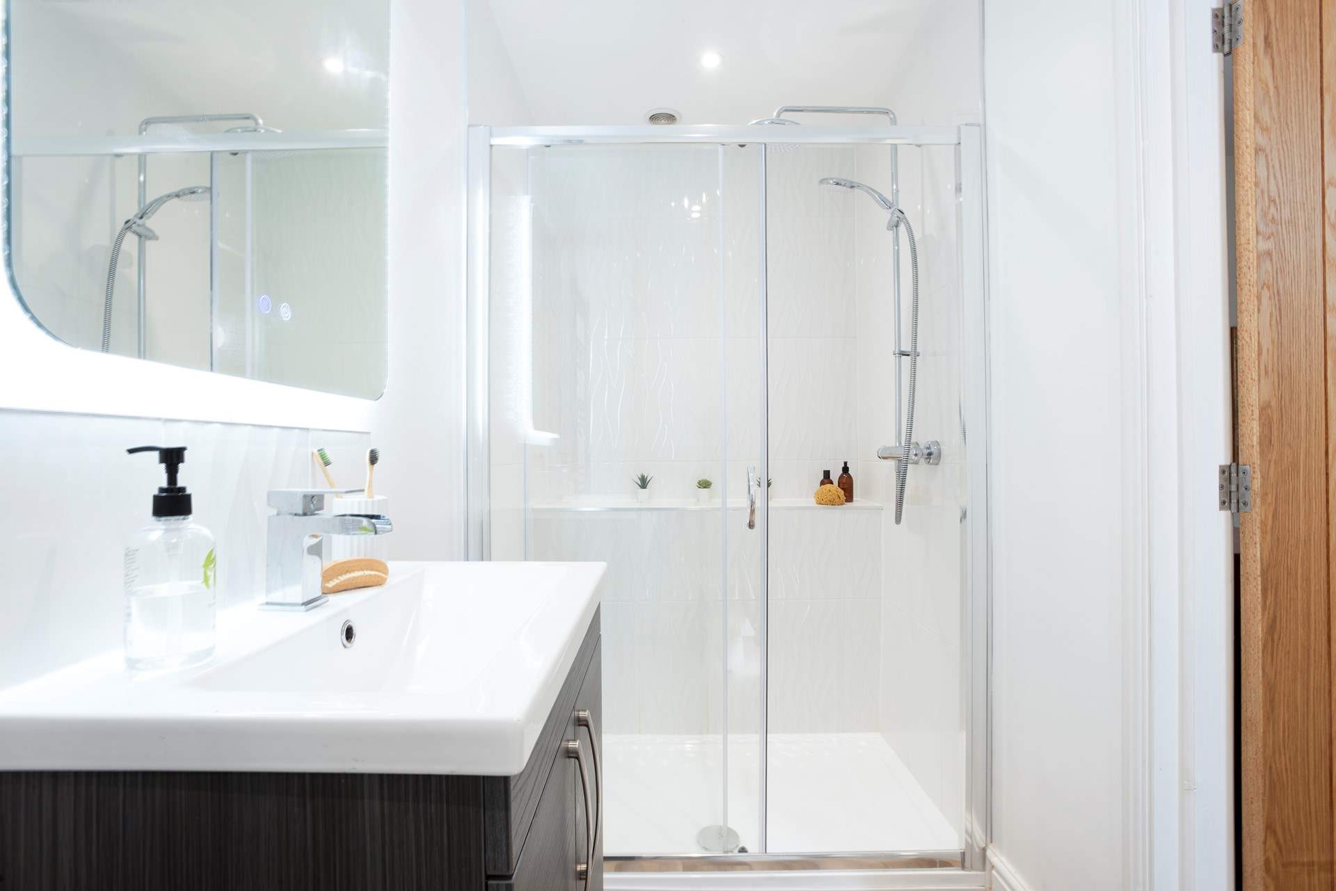 Bedroom 3 boasts an en suite shower-room.