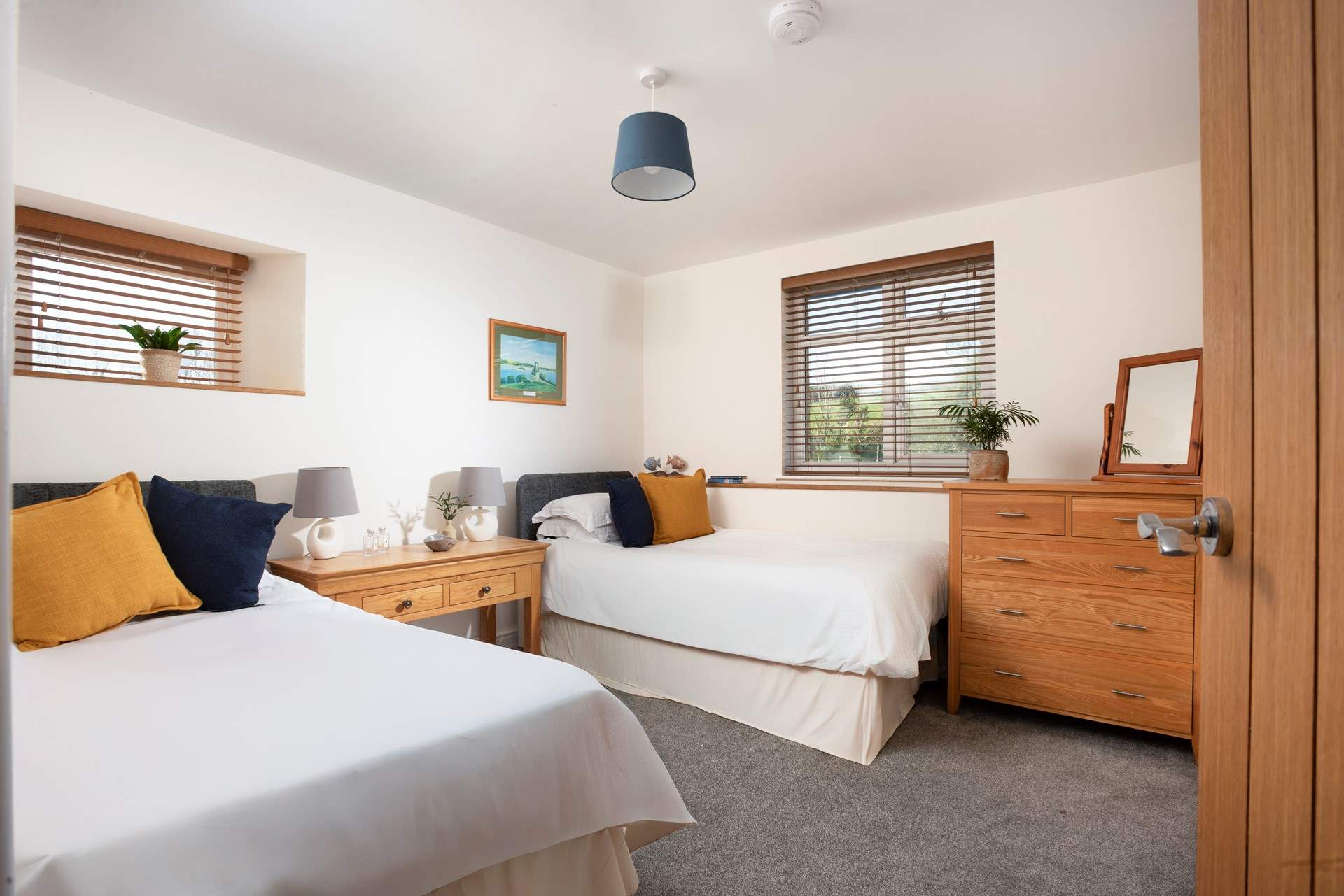 And twin beds are also on offer in bedroom 5.