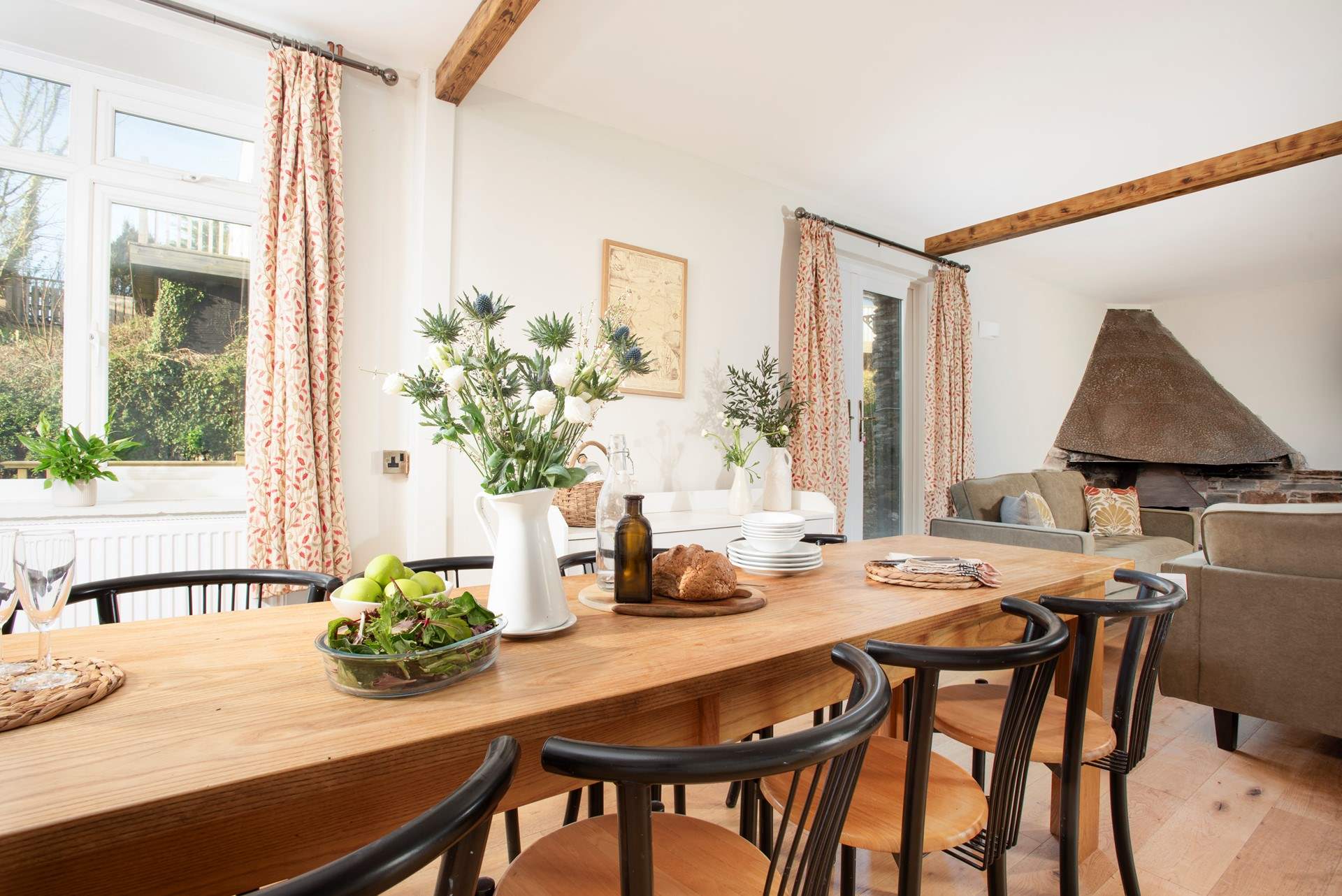 Linger over leisurely meals whilst staying at The Old Dairy.