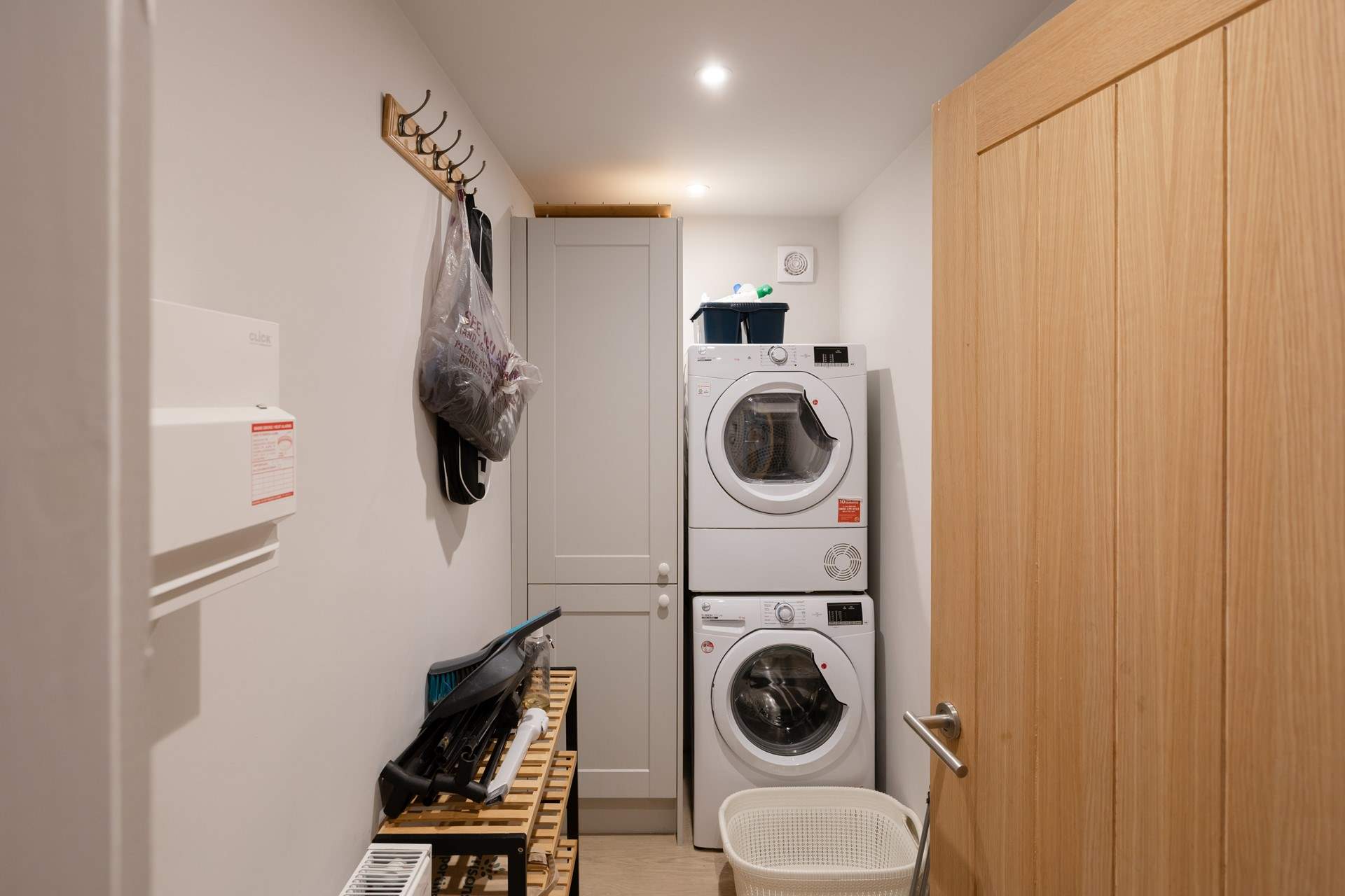 The utility-room is great for coats and boots. 