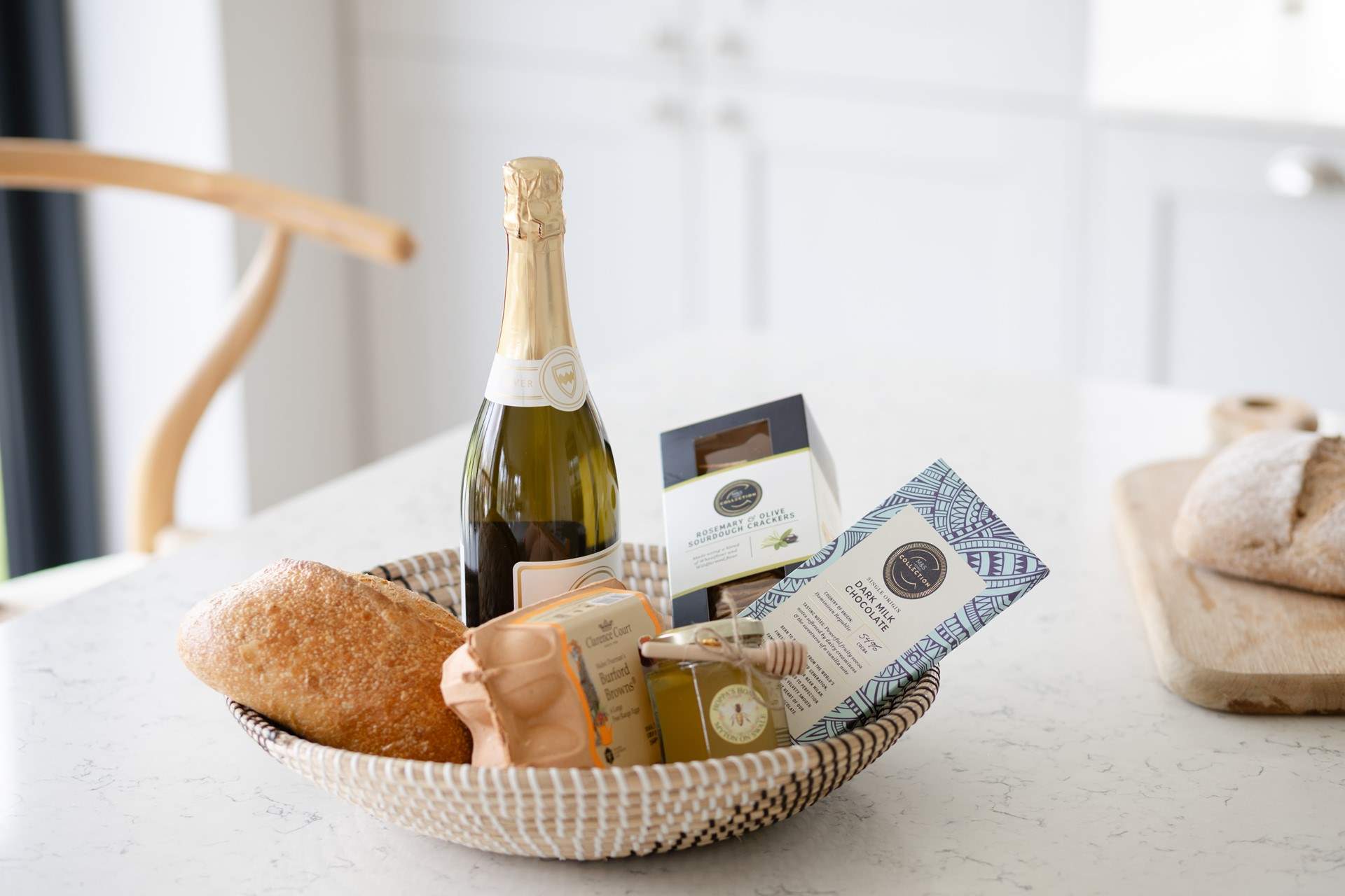 You will be spoilt by the welcome pack.