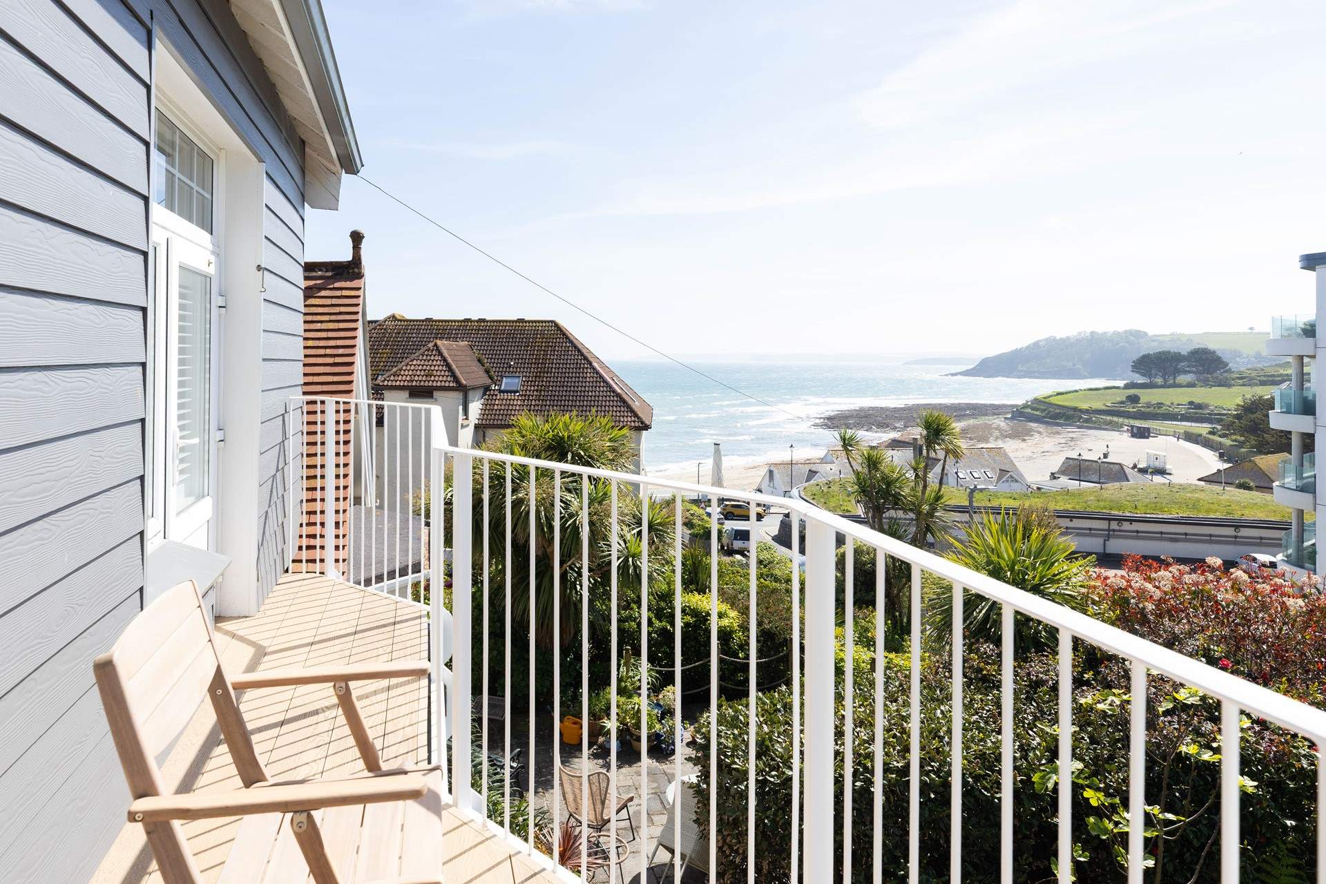 The balcony on the first floor from the landing and study is a pretty magical spot. 