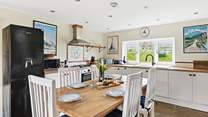 The kitchen/diner is light, bright and offers a great communal space to come together.