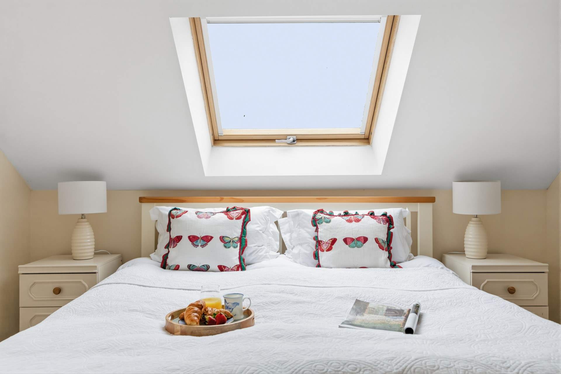 Bedroom 1 is home to this superb super-king size bed.