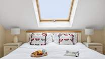 Bedroom 1 is home to this superb super-king size bed.
