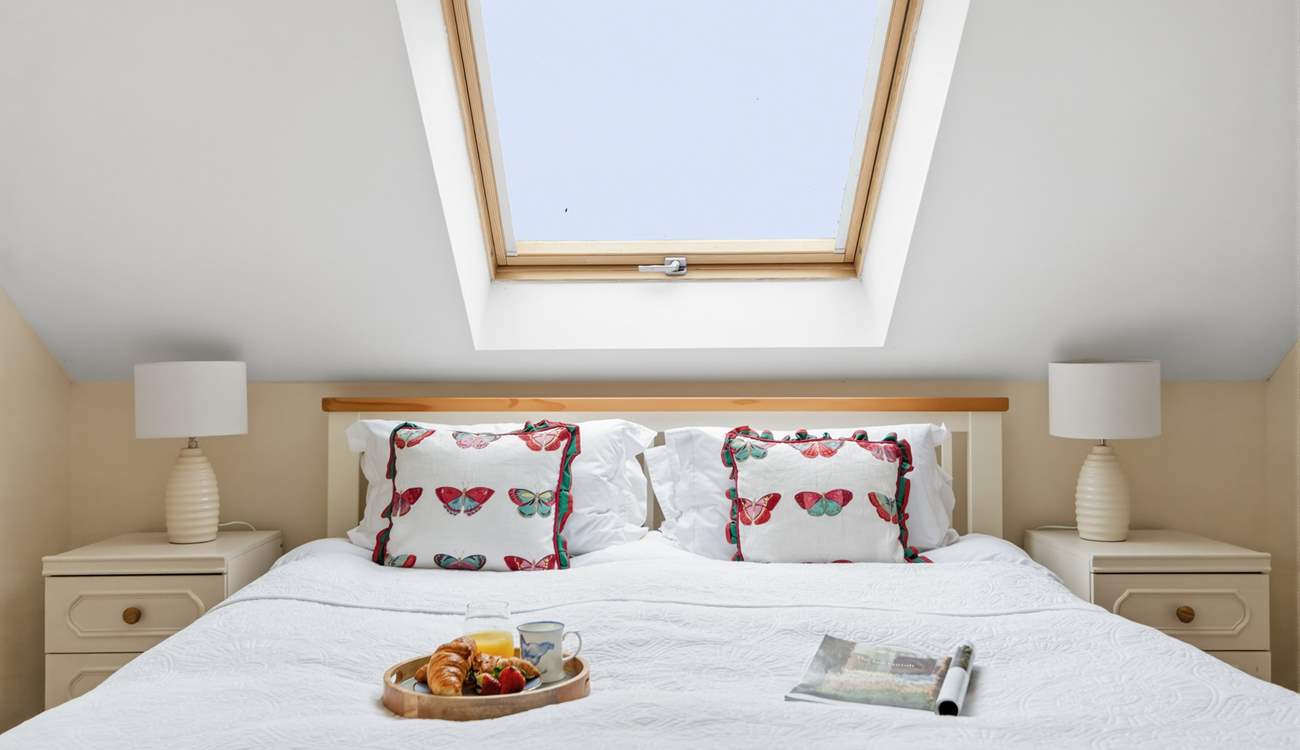 Bedroom 1 is home to this superb super-king size bed.