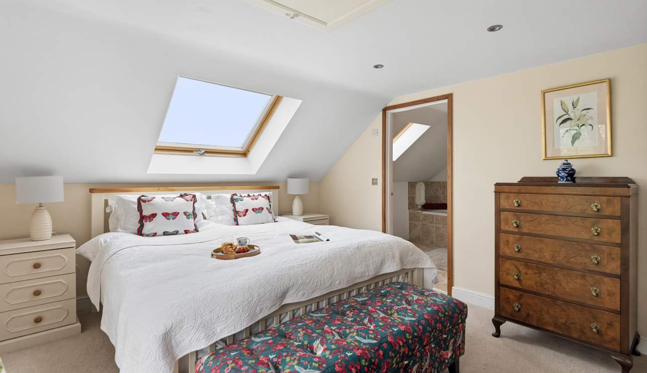 Bedroom 1 also boasts an en suite bathroom.