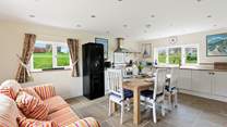 So much space to be enjoyed in this lovely kitchen/diner.