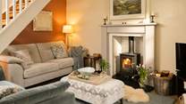 Settle in front of the fire with a glass of wine and plan the following day's adventures.