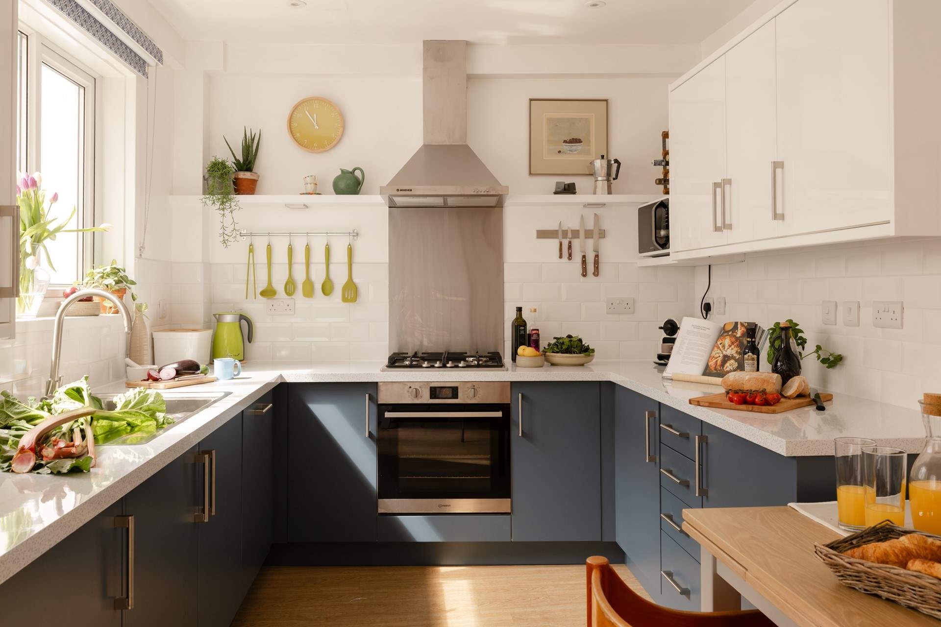 This spacious light-filled kitchen is just waiting for you to cook.