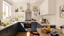 The bright and airy kitchen/diner.