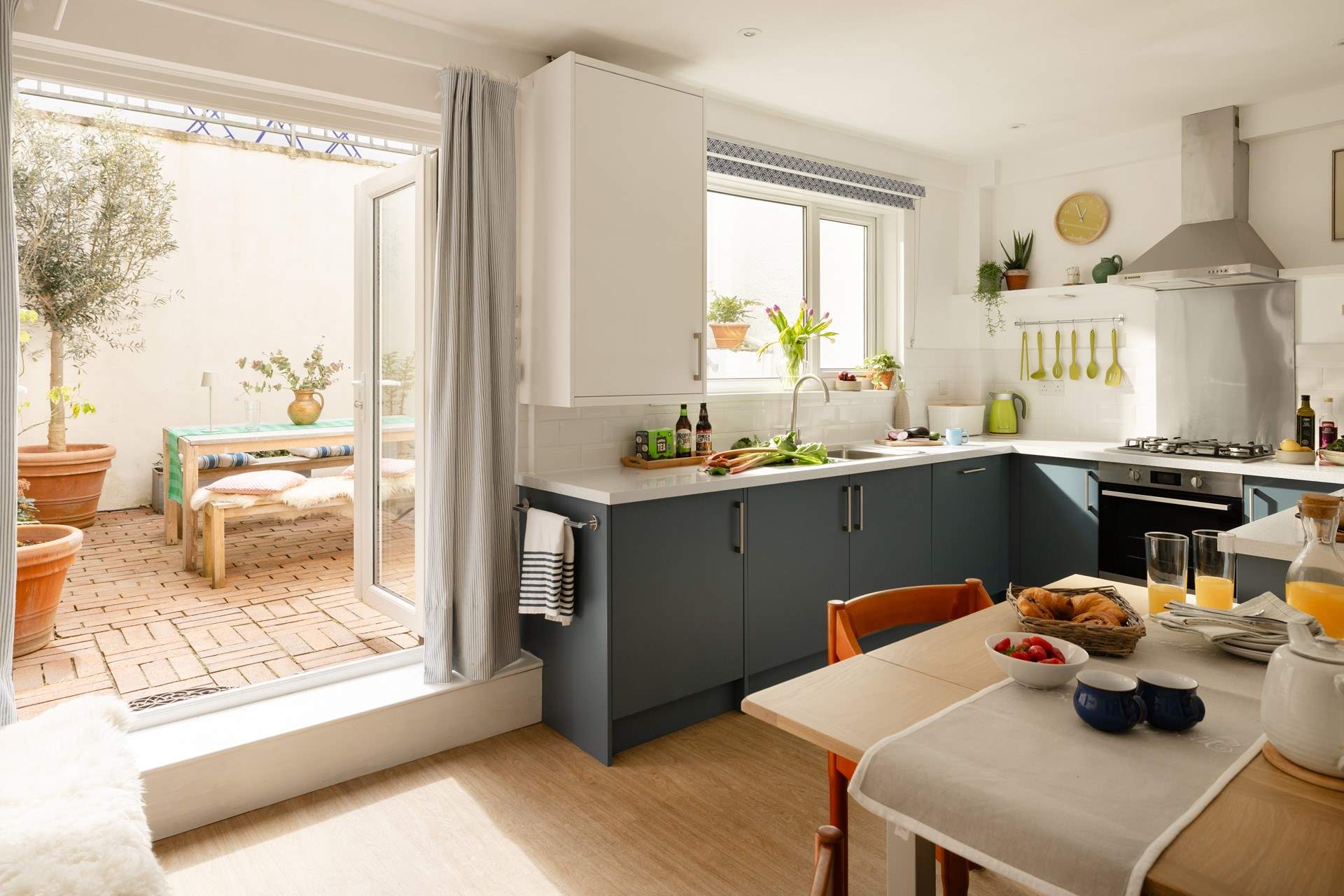 This space invites you to sit and make conversation and memories.