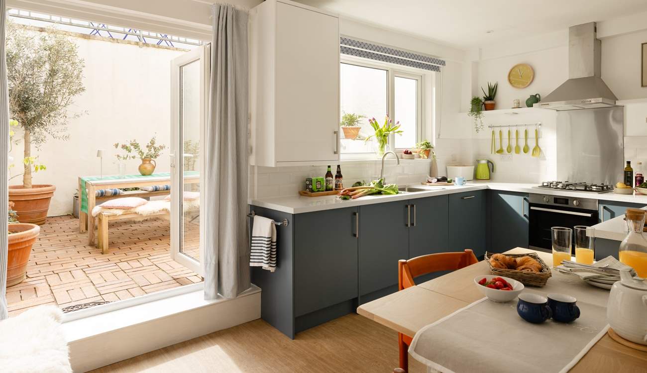 This space invites you to sit and make conversation and memories.