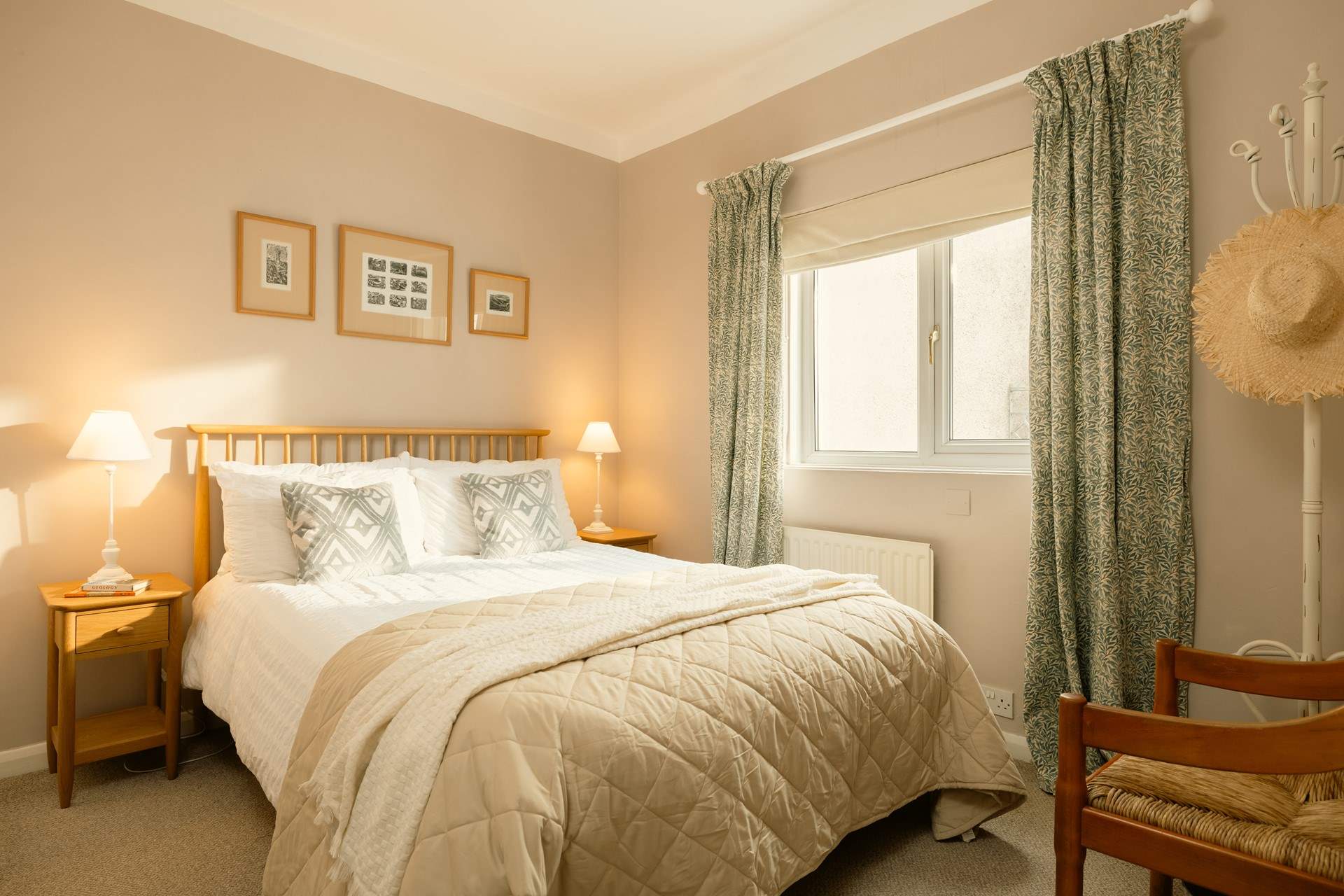 Bedroom 2 has a cosy cottage feel.