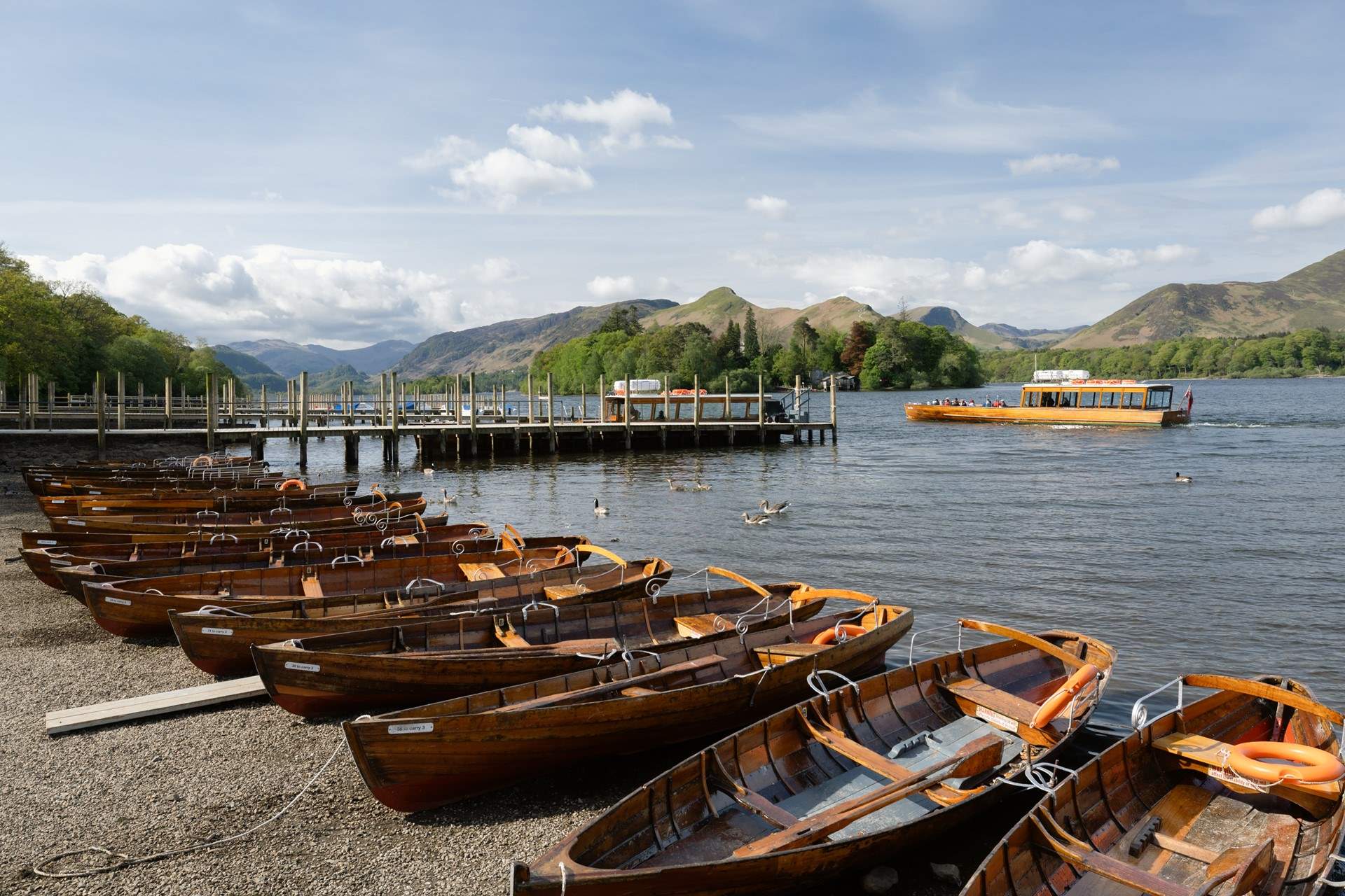 Why not take a boat on nearby Derwent Water.