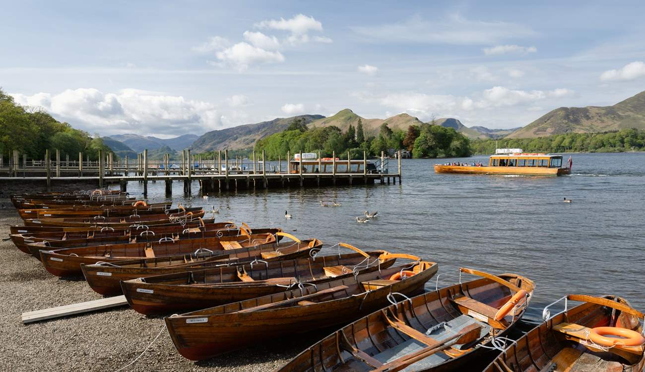 Why not take a boat on nearby Derwent Water.
