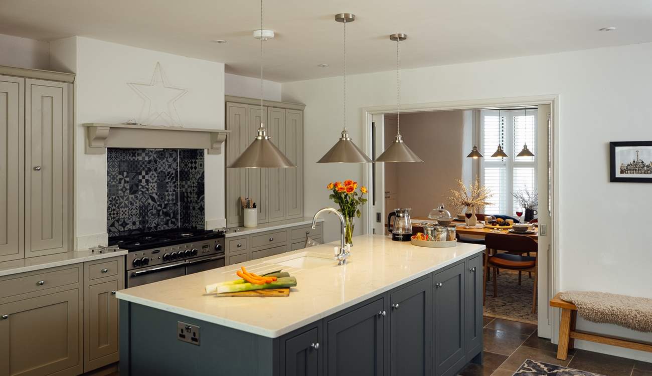The perfect kitchen for some gourmet cooking. 