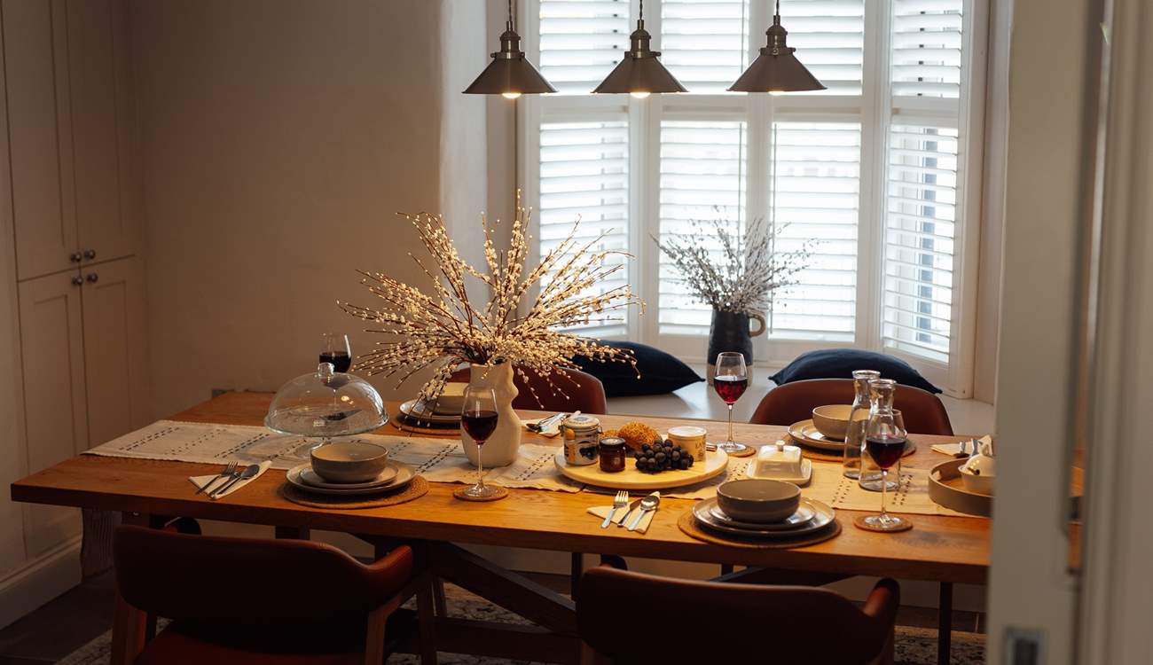 Sunlight gently filters in creating warmth and a soft, welcoming vibe. 