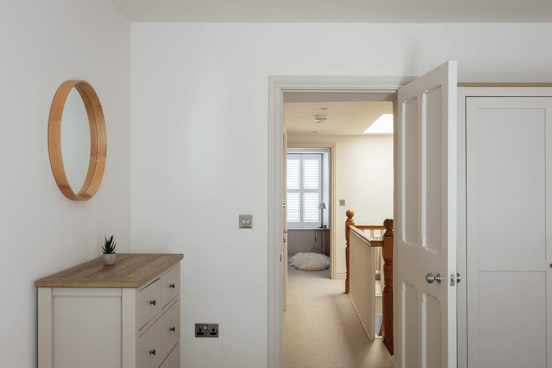 All the bedrooms invite rest and a sense of ease. 