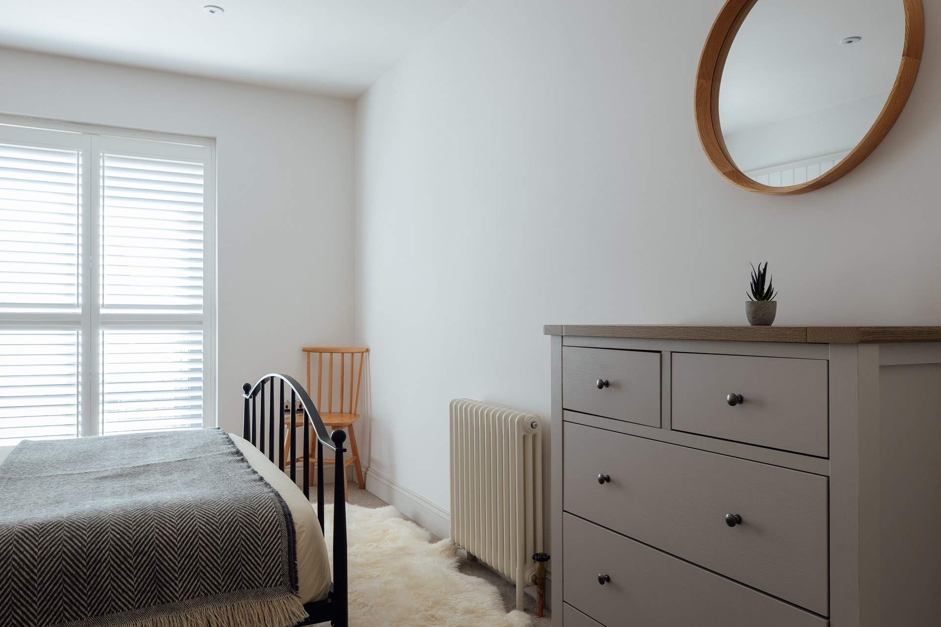 The soft colours create a calm backdrop to help you to unwind. 