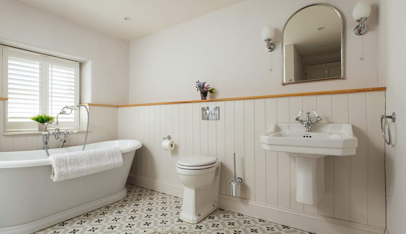 Perfect after a day exploring the Pembrokeshire Coast Path. A long, luxurious soak in the deep bath. 