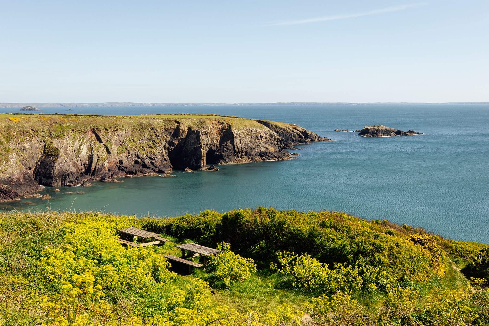 Spellbinding Caerfai Beach. 