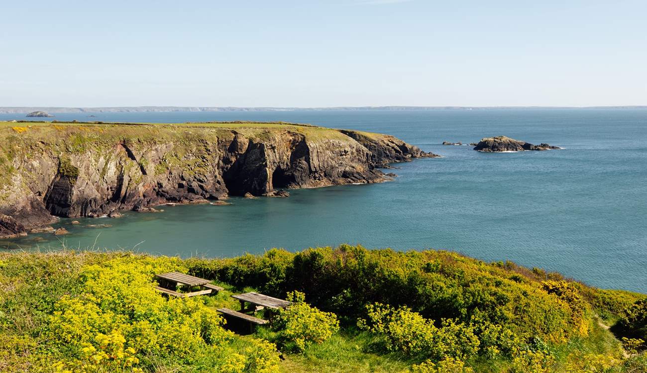 Spellbinding Caerfai Beach. 