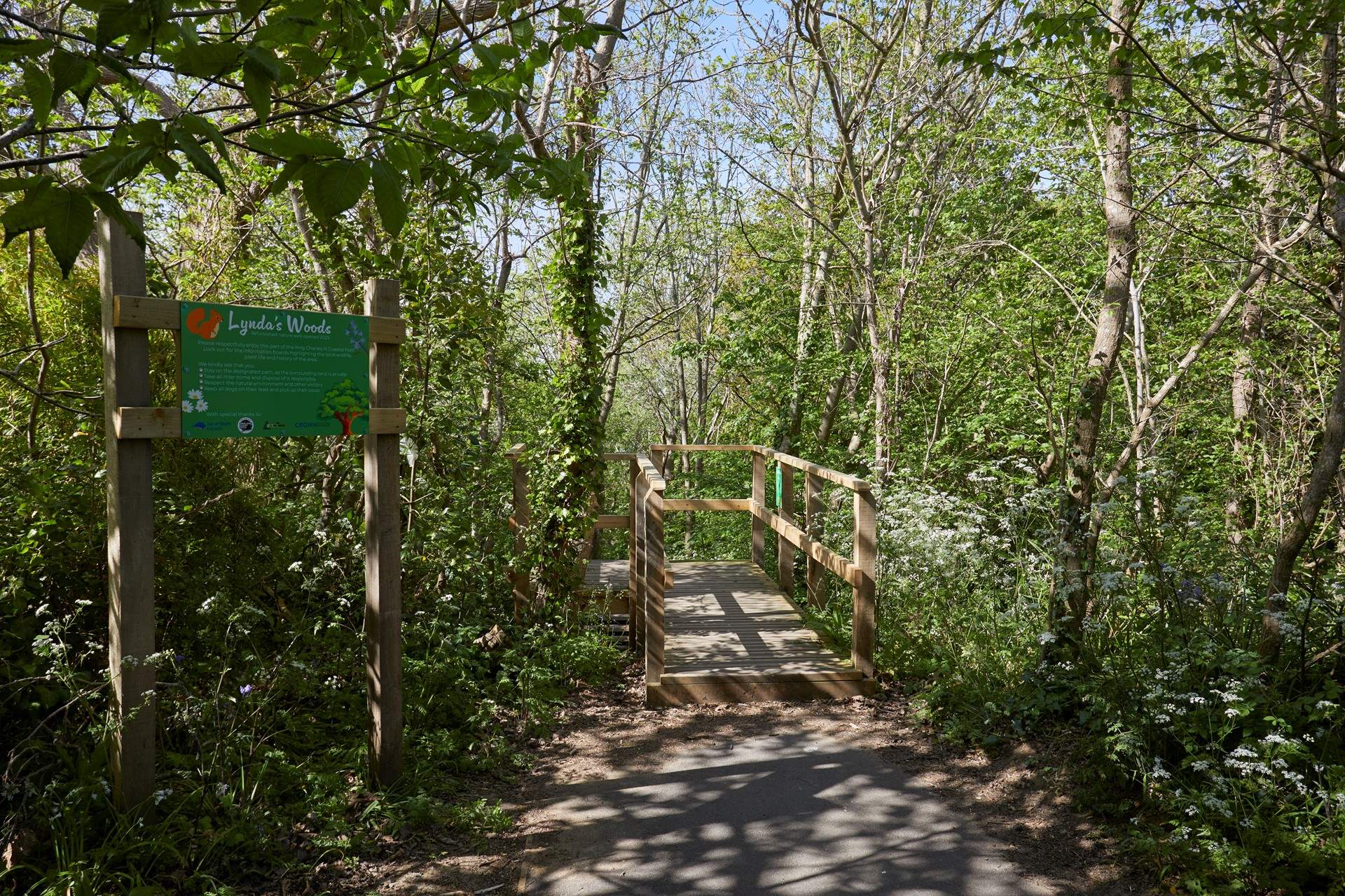 Just a short walk form the property is Lynda's Woods, a beautiful walk down to the 'secret beach'.