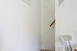 As typical with a cottage, the stairs are narrow and a little steep.