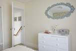 There are two steps off the small landing-area leading into the double bedroom.