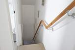 Please take care on the stairs and use the handrail provided.