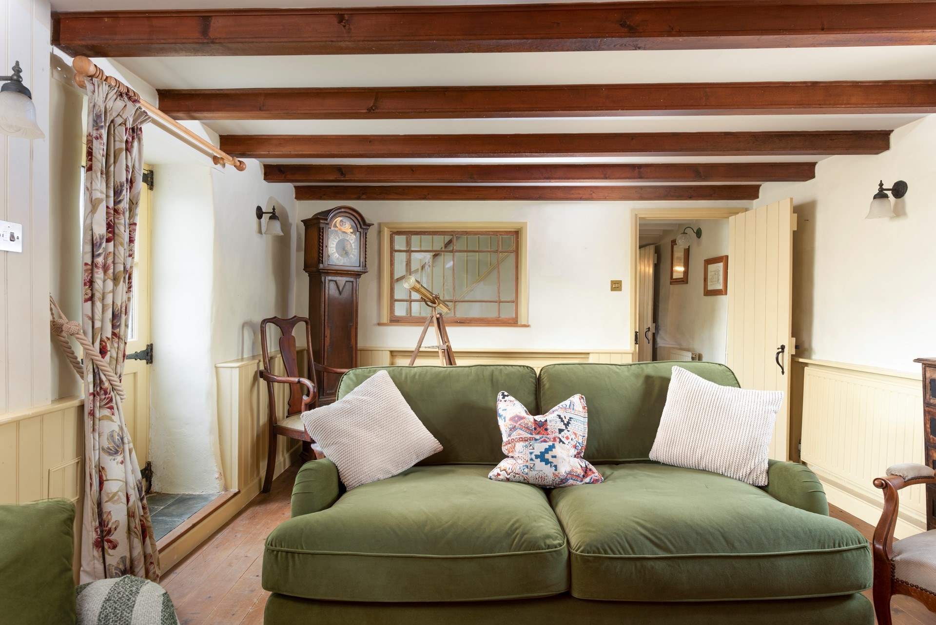 Sink into the welcoming sofa.
