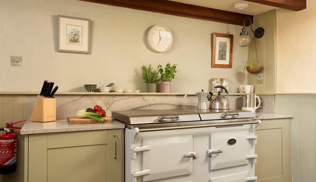 The cottage has an Everhot electric range.