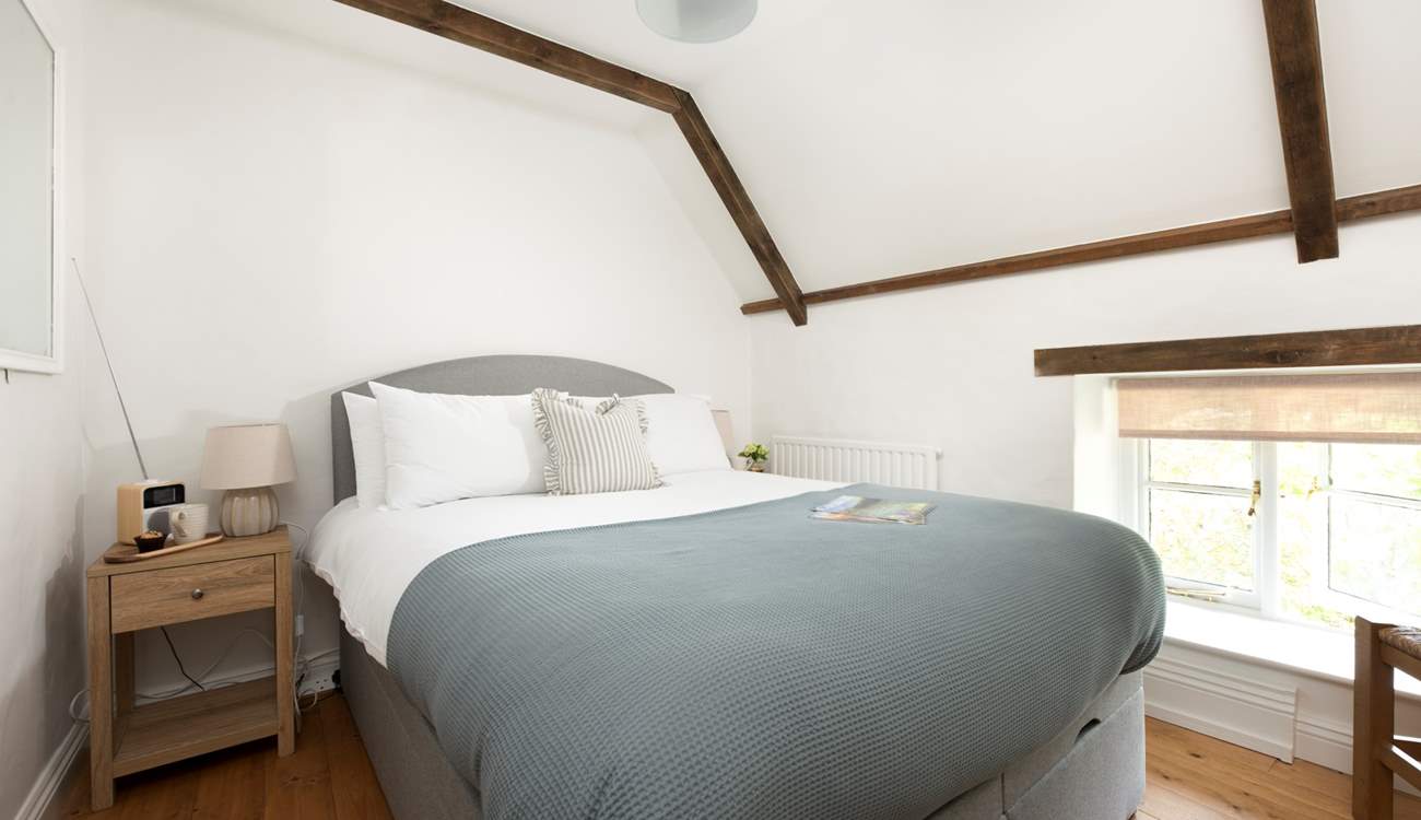Charming bedroom 2 is a sweet double.