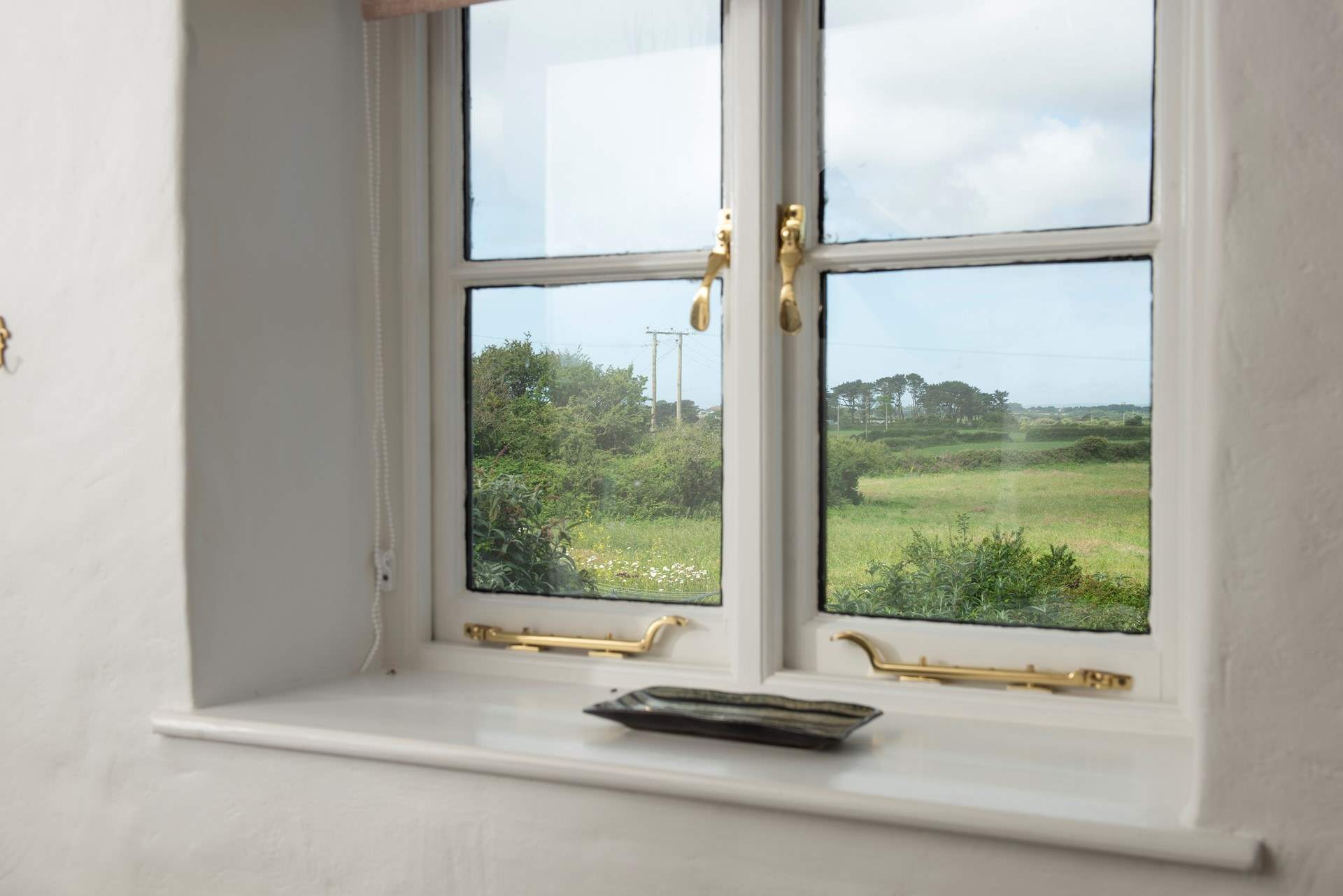 Countryside views from bedroom 3.