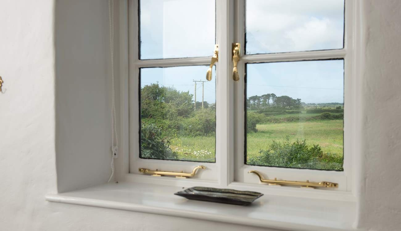 Countryside views from bedroom 3.