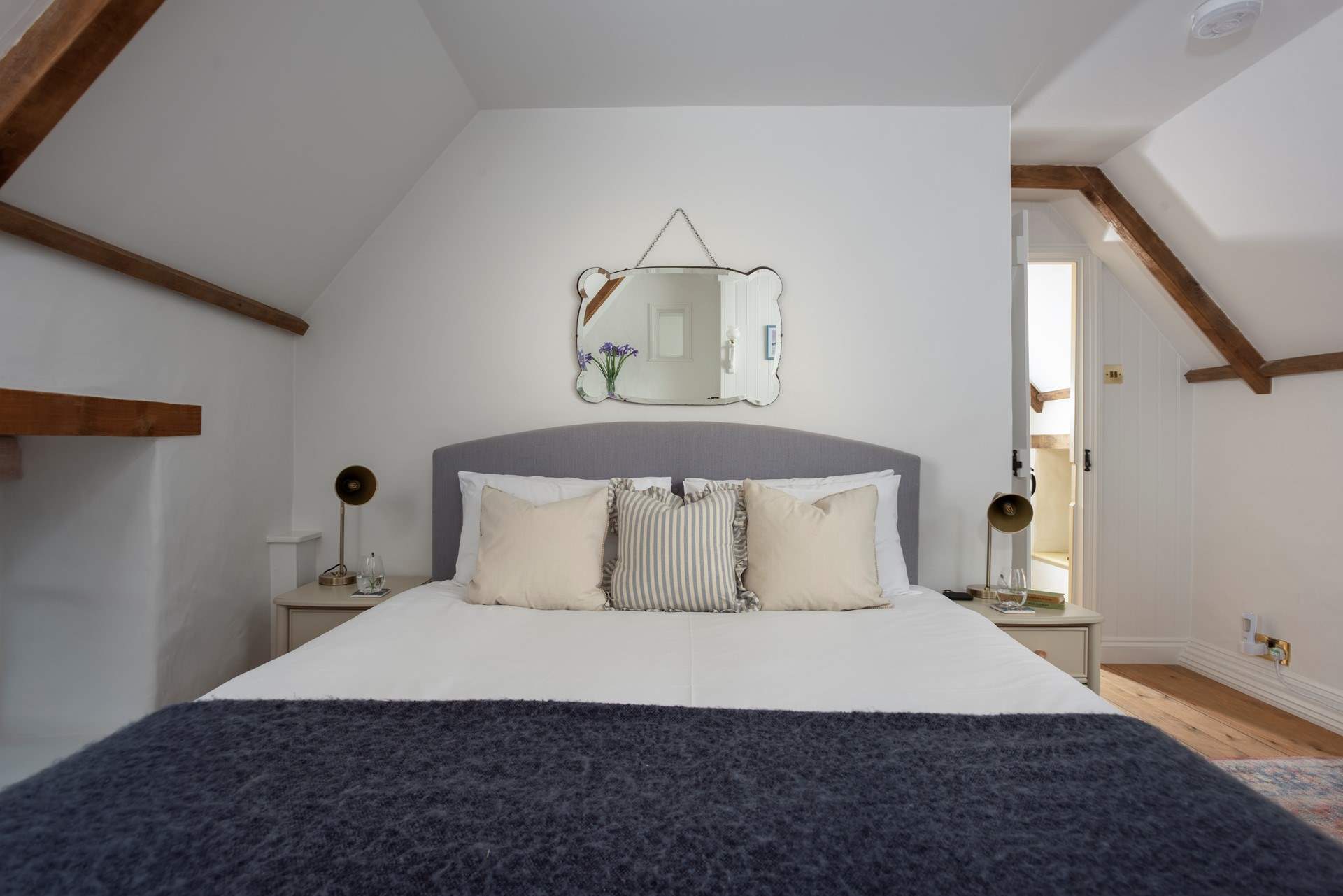Retreat to this lovely room for a restful nights sleep in king-size bedroom 1.