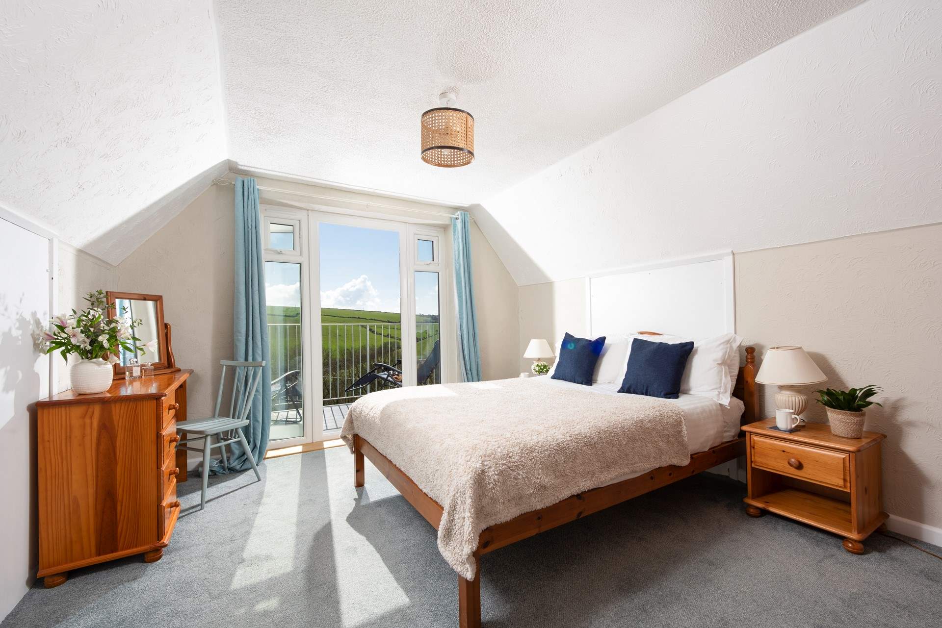 The first floor double boasts a wonderful balcony.