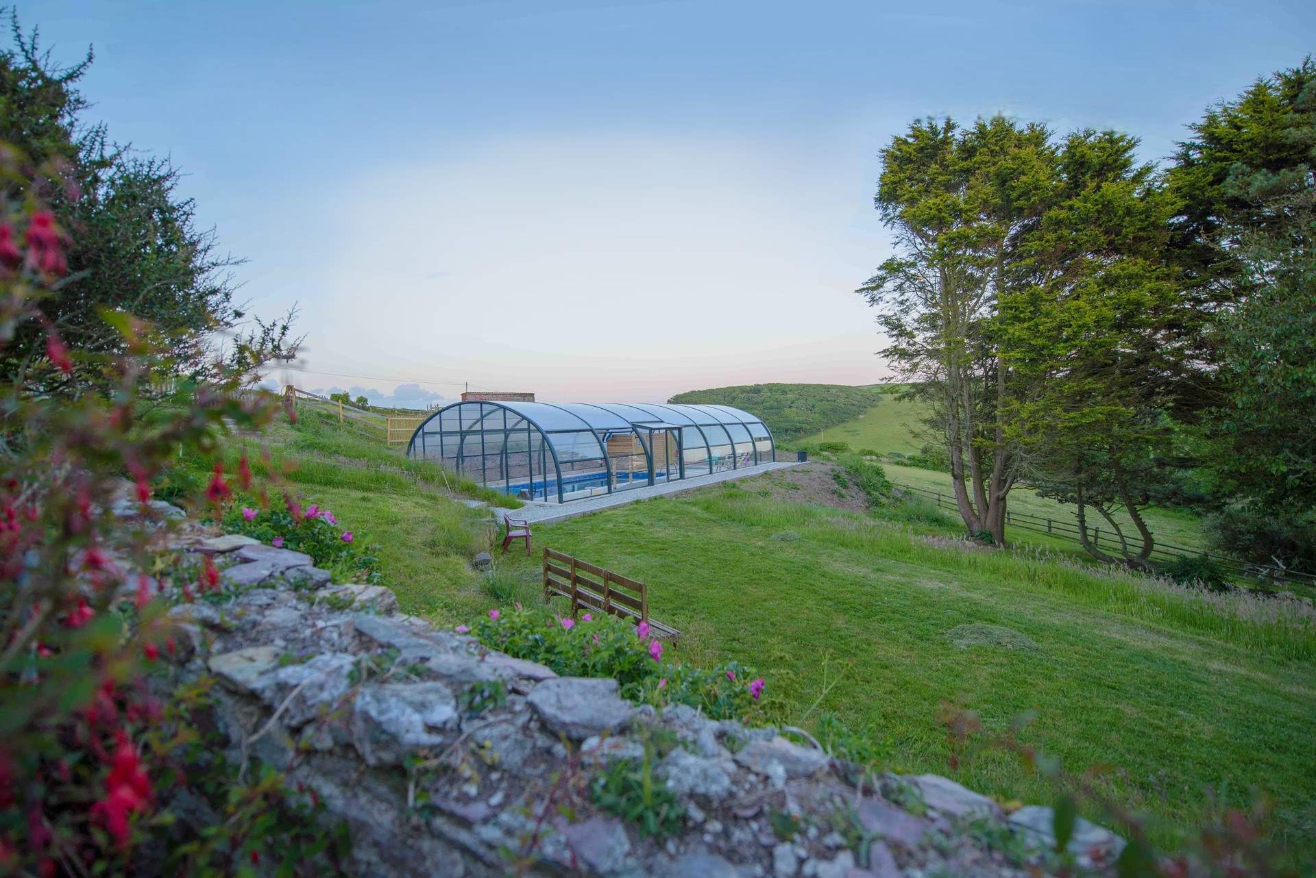 Enjoy an evening stroll around the grounds.