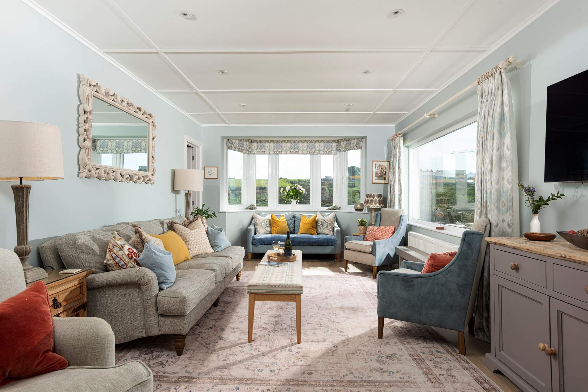 There are luxurious interiors throughout.