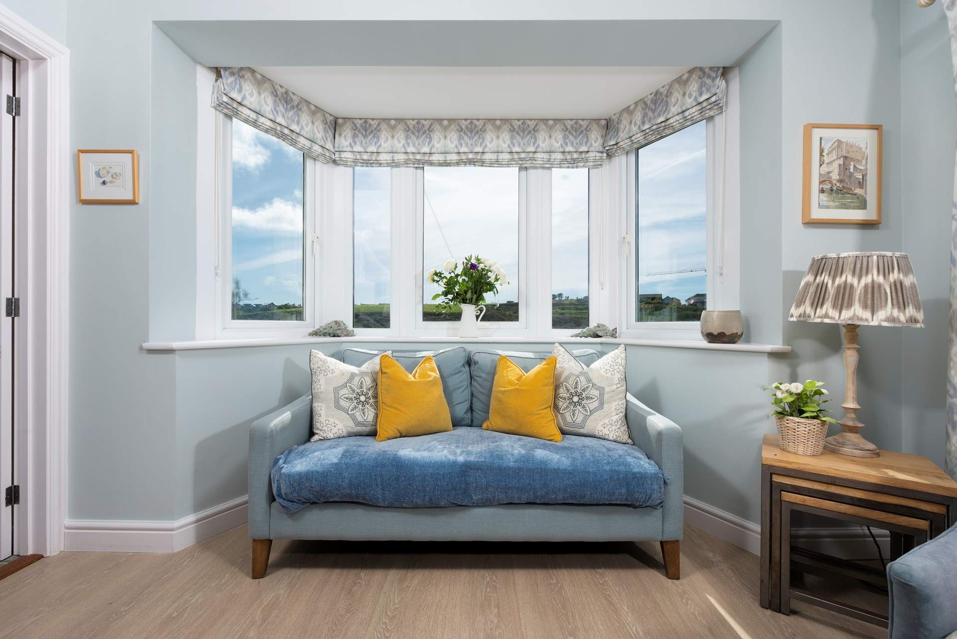 Bay windows feature to maximise the enviable position of Col Ros.