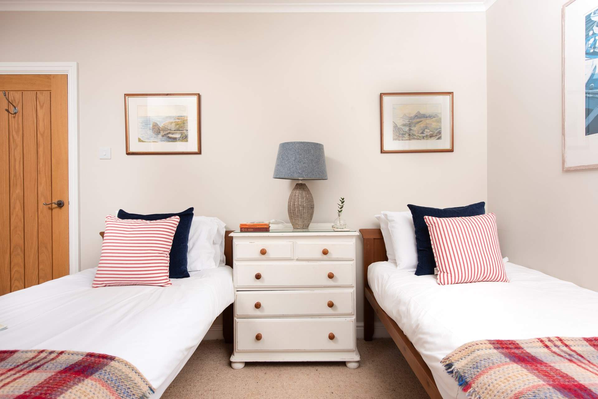 The twin room on the ground floor.