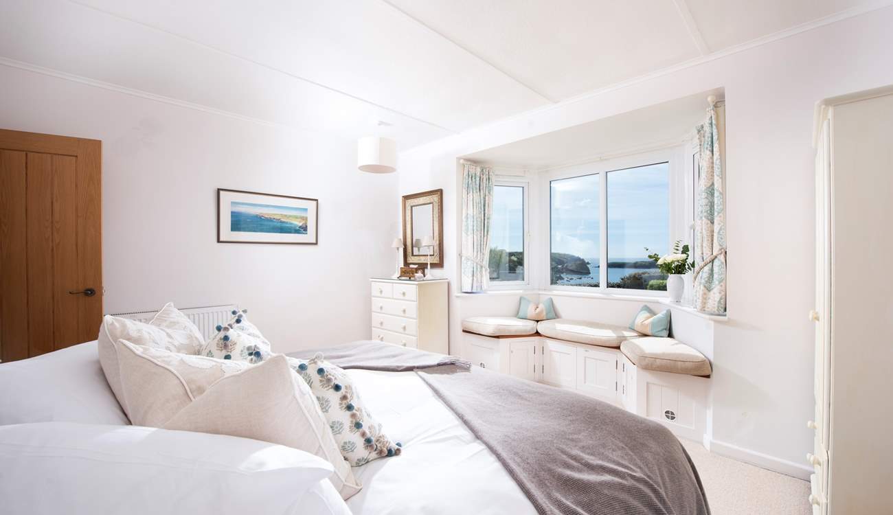 Neutral palettes and calming hues in bedroom 2.