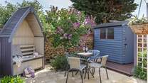 The rear garden is such a pretty spot. 